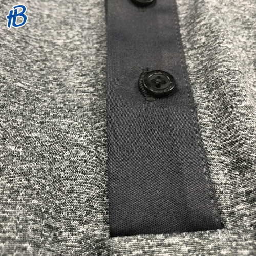 black collar and short sleeve grey polo shirts