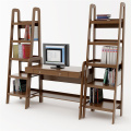 Home Office Desk with Book Shelf