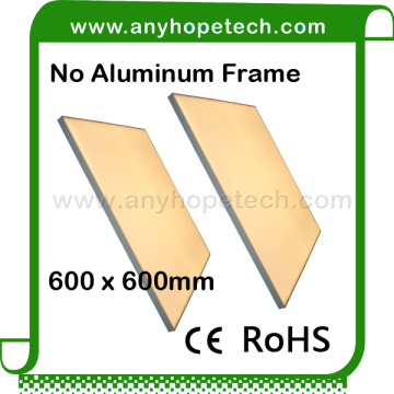 New style energy conservation high quality no frame 60x60 cm led panel lighting