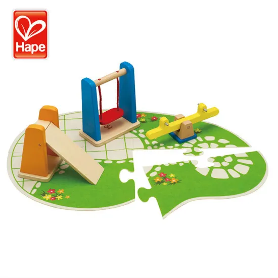 Wooden cheapest educational toy doll house