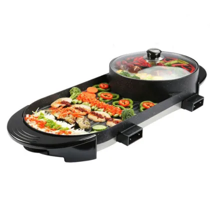 Multi-Function Kitchen Appliances: Household Barbecue Pot, Electric Hot Pot, Electric Baking Tray, and More