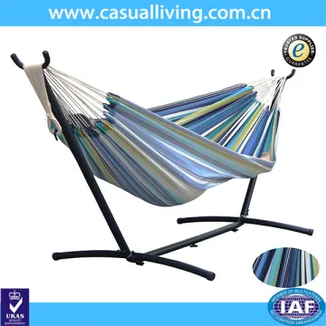 Rainbow Colour Cotton Outdoor Garden Double Hammock Sale