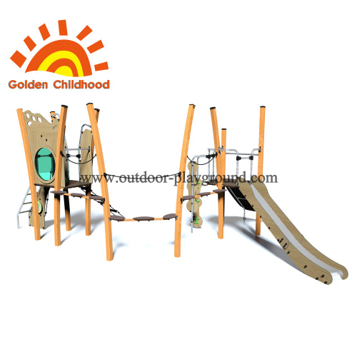 Balance Slide Tower Outdoor Playground Equipment en venta