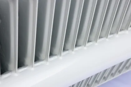 Oil transformer cooling radiator