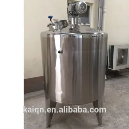 steam double jacketed mixing tank
