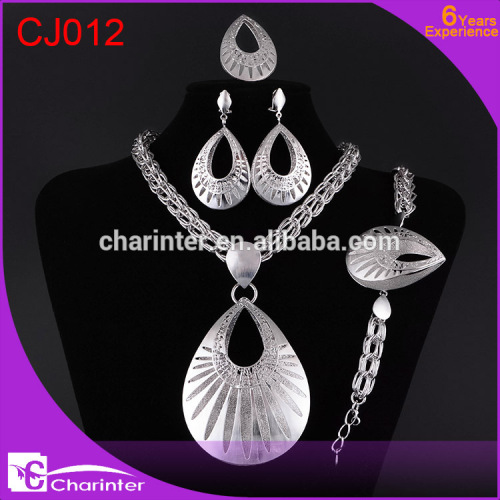 wedding jewelry silver sets african big jewelry sets fashion jewelry set african jewelry sets CJ012