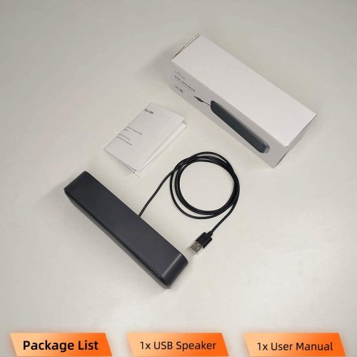 Laptop Mini Speakers USB Powered for PC Desktop