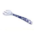 Blue Salad Spoon and Fork Set