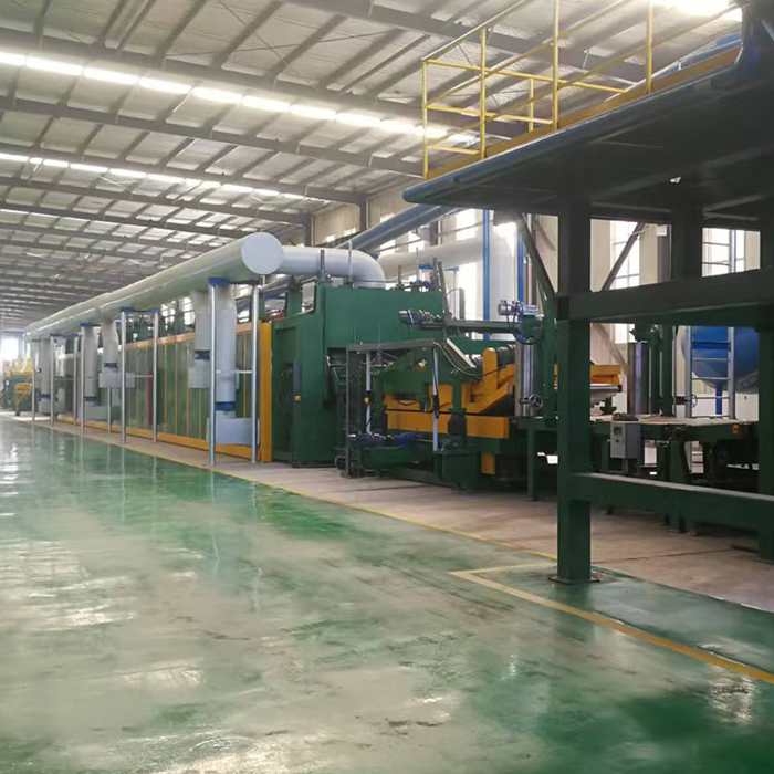 Rock wool sandwich panel equipment