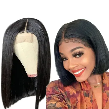 Straight Bob Wigs Indian Human Hair Lace Front Closure Short Bob Wig Wholesale Straight Human Hair Bob Raw Indian Wigs