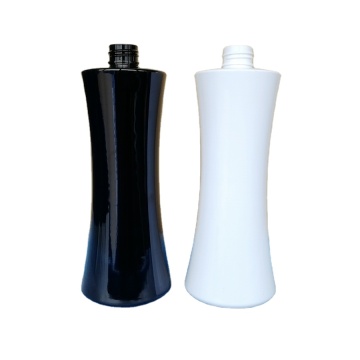卸売コスメティックペットプラスチックローションボトル：ヘア製品用の75ml、260ml、および400mlの白いウエスト型容器