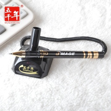 New Arrival Plastic Counter Desk Pen with Chain