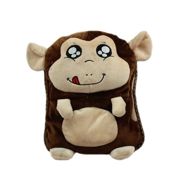 Custom Brown Stuffed Monkey Plush Toy Pillow for Kids