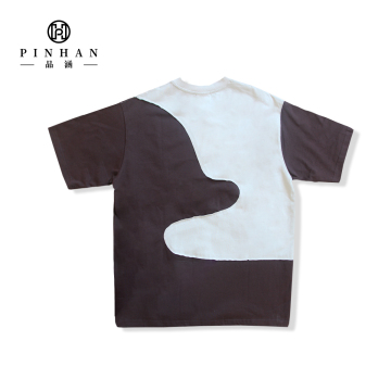 OEM T-shirt T-shirt yang besar dengan logo vintaj