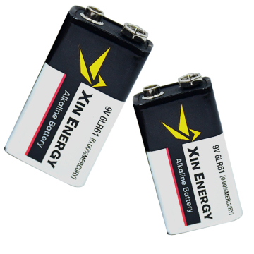 9V 6LR61 Alkaline Dry Batteries 500mAh - Ideal for Electronic Equipment