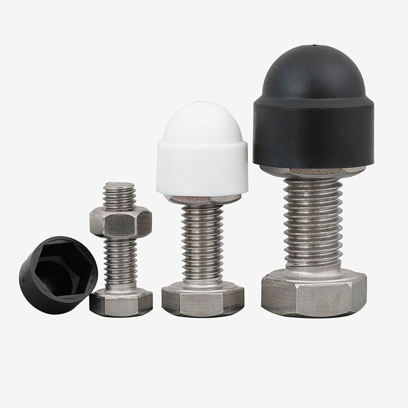 Plastic nut protection caps