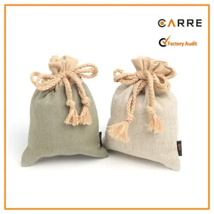 eco friendly natural organic hemp drawstring bag hemp pouch