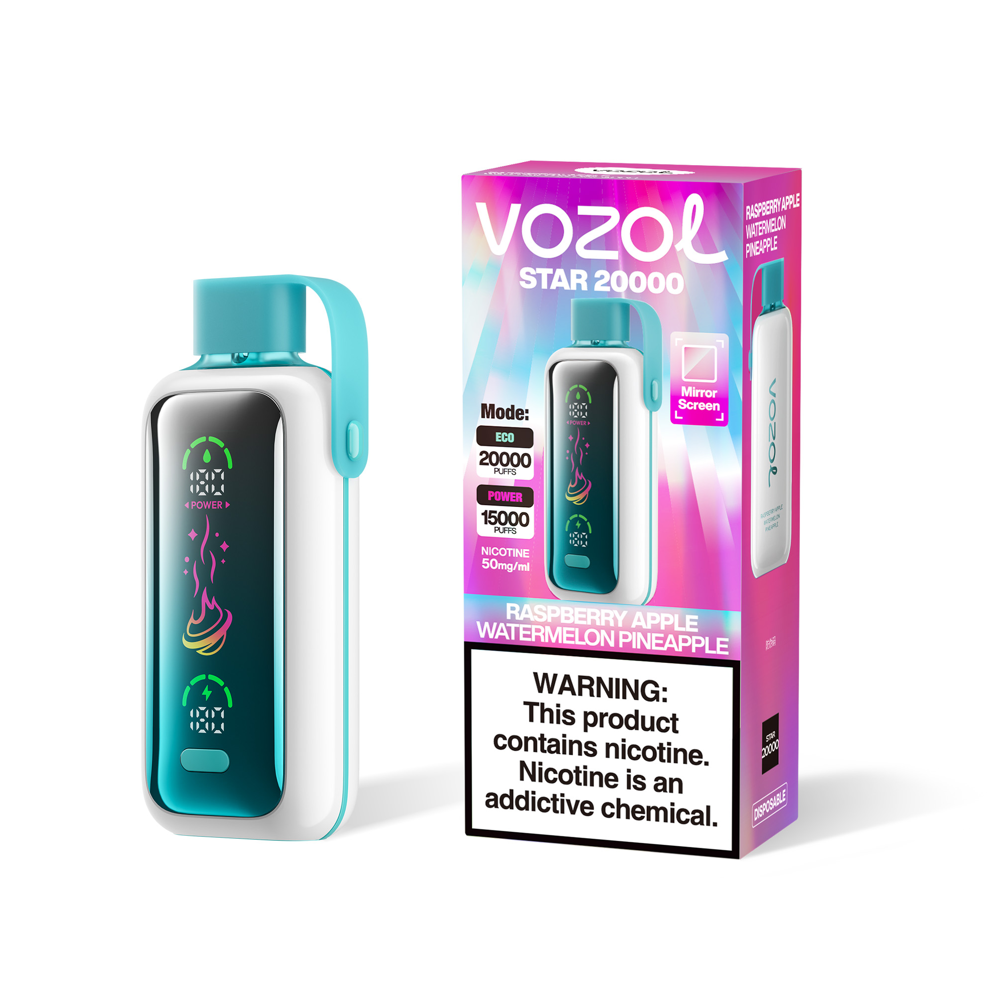 Vapevozol Star 20k Puffs sekali pakai