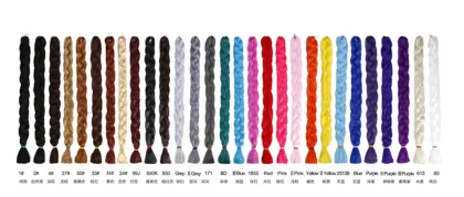Jumbao braiding hair 3 toned colour synthetic braiding hair
