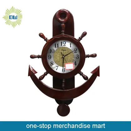 Antique Style Decorative Wooden Frame Wall Clock