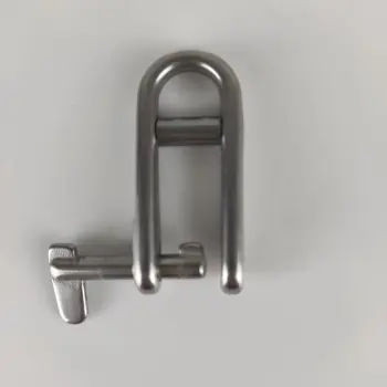 sus 304 316 stainless steel key pin shackle with bar