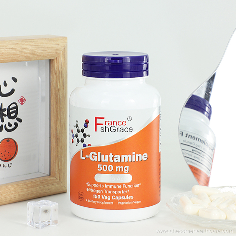 L-Glutamine 150 Capsules Non-GMO Lglutamine supplement
