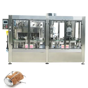 Champagne and Sparkling Wine Filling Machine - 750 ml Bottle Filler for Juices