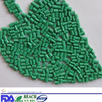 Plastic green color masterbatch with ROHS