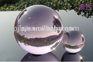 Diameter 100mm Pink Crystal Glass Ball
