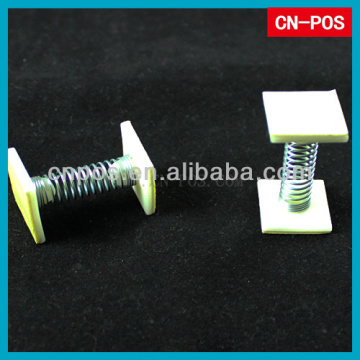 supermarket adhesive spring wobbler for hanging