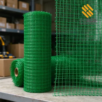Green HDPE Plastic Mesh Fence Roll