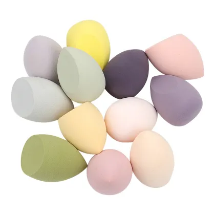 Beauty Egg Puff: A Versatile Tool for Wet and Dry Application - Foundation, Concealer, and Powder Kit