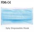 3ply EarLoop Mask Anti Virus máscaras descartáveis
