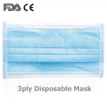 Nonwoven 3ply Disposable Face Mask for Protection