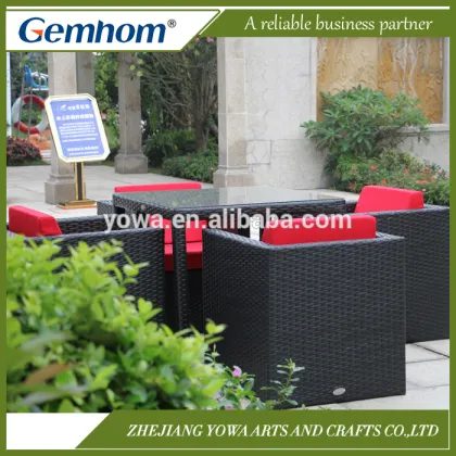 Wholesale rattan garden cube sets