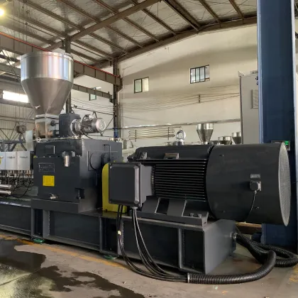 Customized MSE Series Co-rotating Three Screw Extruder Making Machine