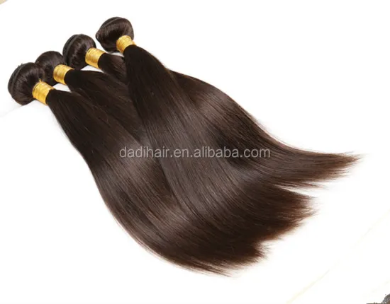 Wholesale cuticle aligned double drawn natural straight human hair weave extension