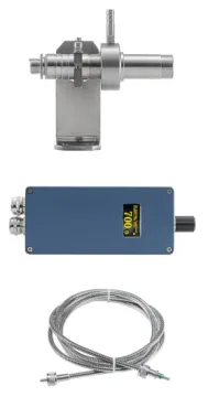 High Temperature fixed Infrared Thermometer Fiber Pyrometer