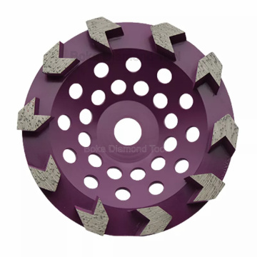 10 Inch Diamond Grinding Cup Wheel: Turbo Segmented Tool for Concrete and Stone Cutting