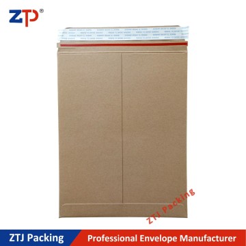 Rigid flat delivery mailers express file envelope