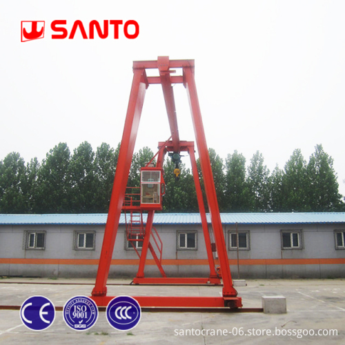 Electric Single Girder Gantry Crane with Hoist - 1Ton to 20Ton Capacity
