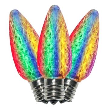 UL 120V E17 C9 Diode LED RGB Holiday Light Bulbs for Outdoor Christmas Decorations