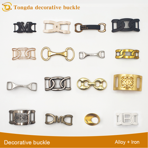 Ayakkabılar için Parlak Kaplamalı Dekoratif Çizme Tokası