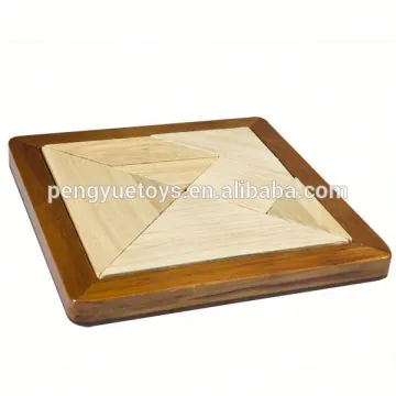 Children Tangram Toy	,	Educational Tangram Puzzles	,	Wooden Tangram Puzzle