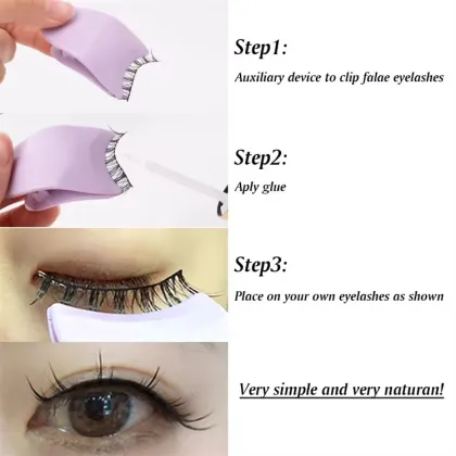 Hot Sale Elastic Eyelash Clip: Easy-to-Use Eyelash Applicator Tools