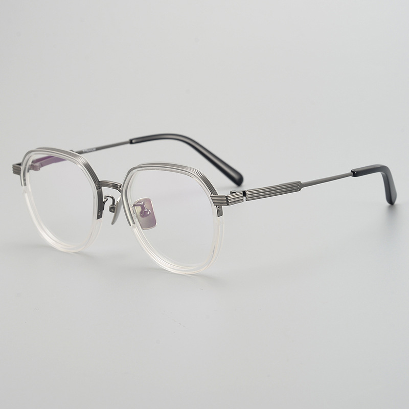 Personalised Retro Literary Titanium Glasses Frames