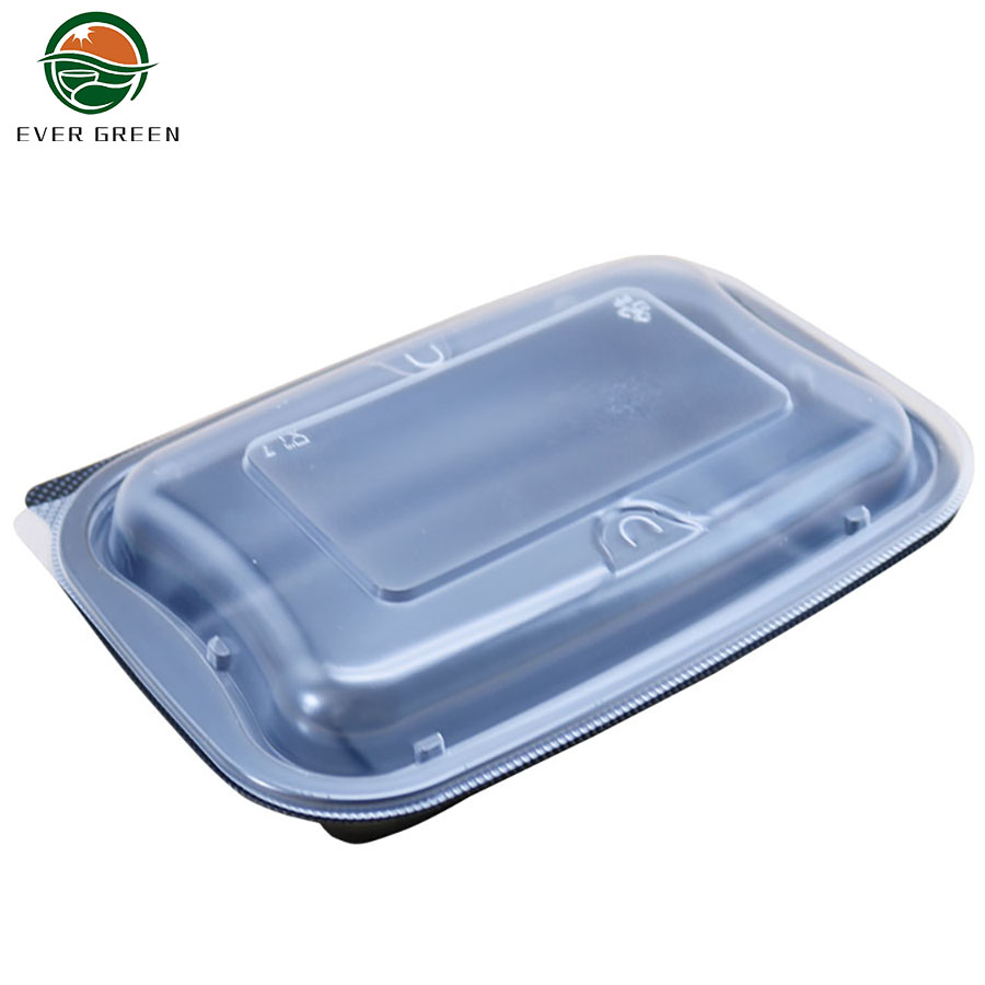 SP7 Disposable Food Grade Takeaway Black Microwave Food Box