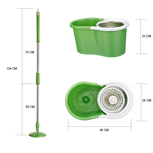 Joyclean Factory Manufactured Pedal Free Mop Wringer Bucket (JN-201B)