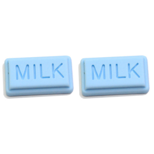 Colorful Chocolate Resin Flatback Cabochon Kawaii DIY Resin Craft Decoration Miniature Food Milk Chocolate Bar