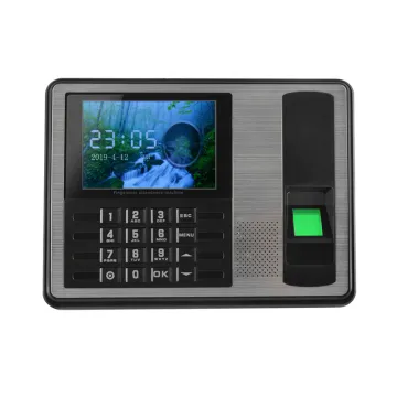 A7 Biometric Fingerprint Time Attendance System Clock Recorder Employee Recognition Recording Device Electronic Machine
